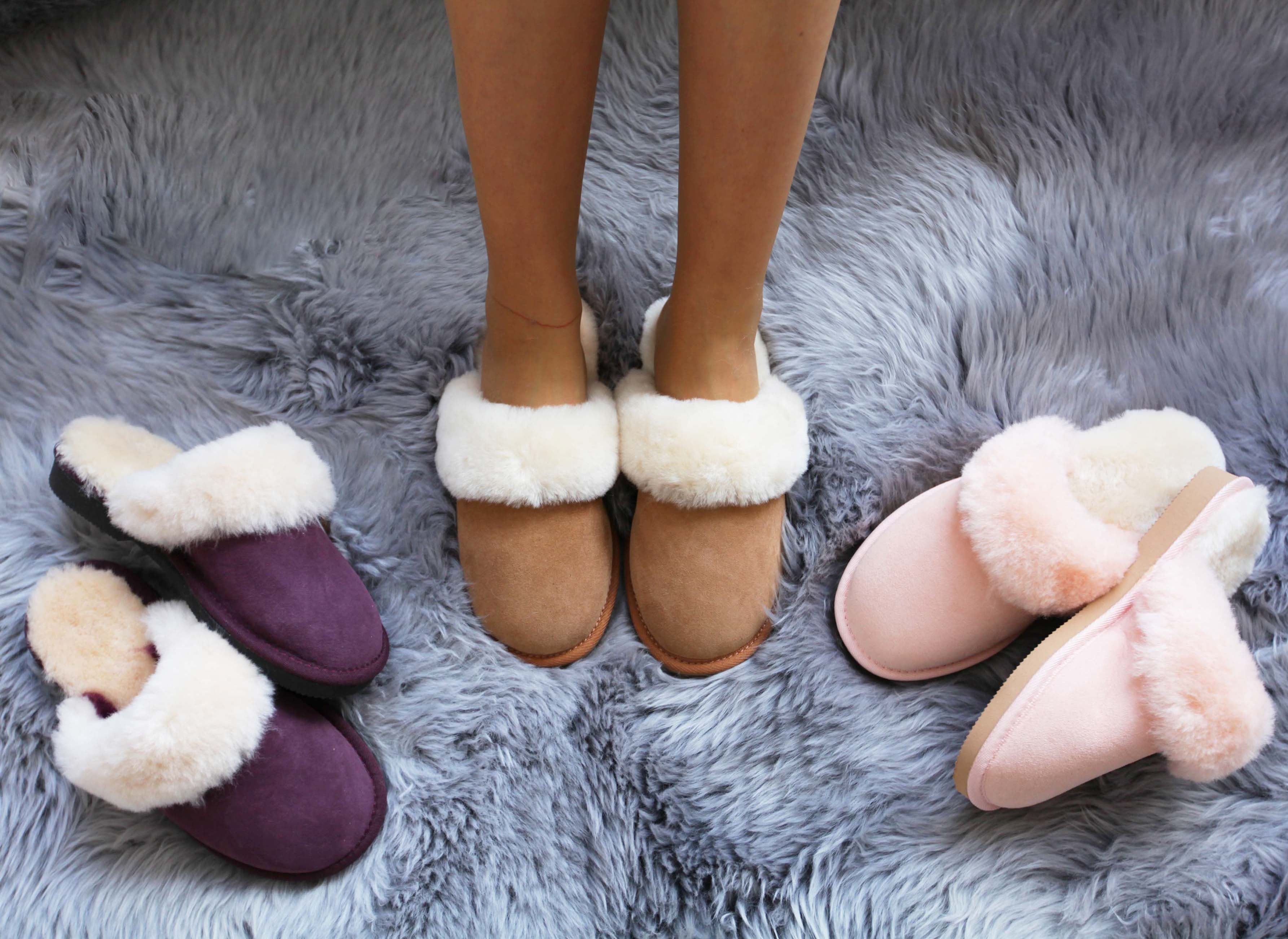 Ladies Sheepskin Scuffs