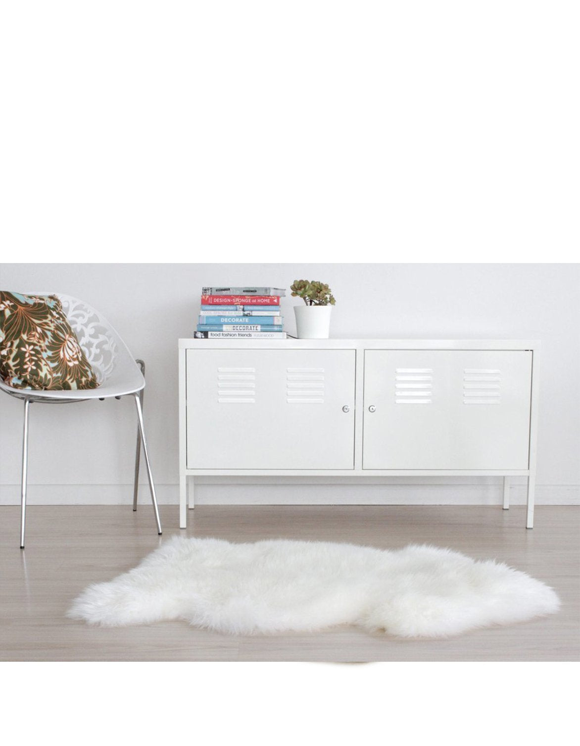 Large - Single Long Wool Sheepskin Rug